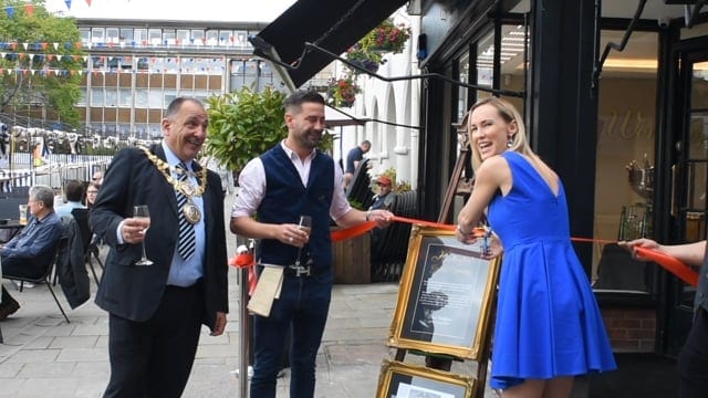 Warwick's major opening Hamlingtons Jewellers for video, shot by Serious Content, London